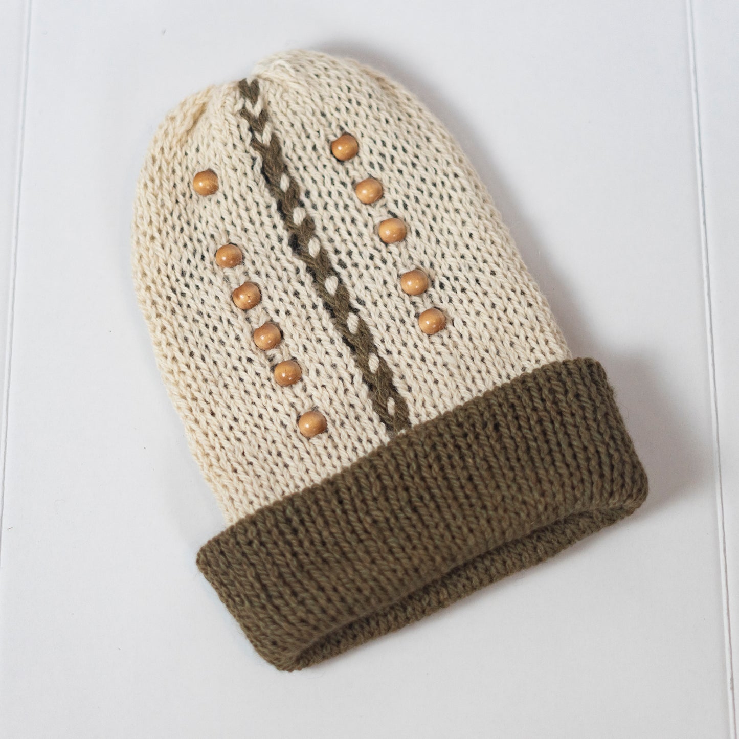 Hat Ski-Knitted-Handmade