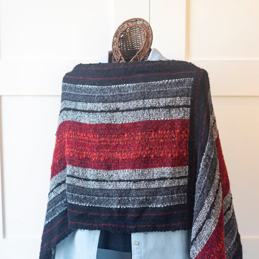 Poncho Horizontal Striped