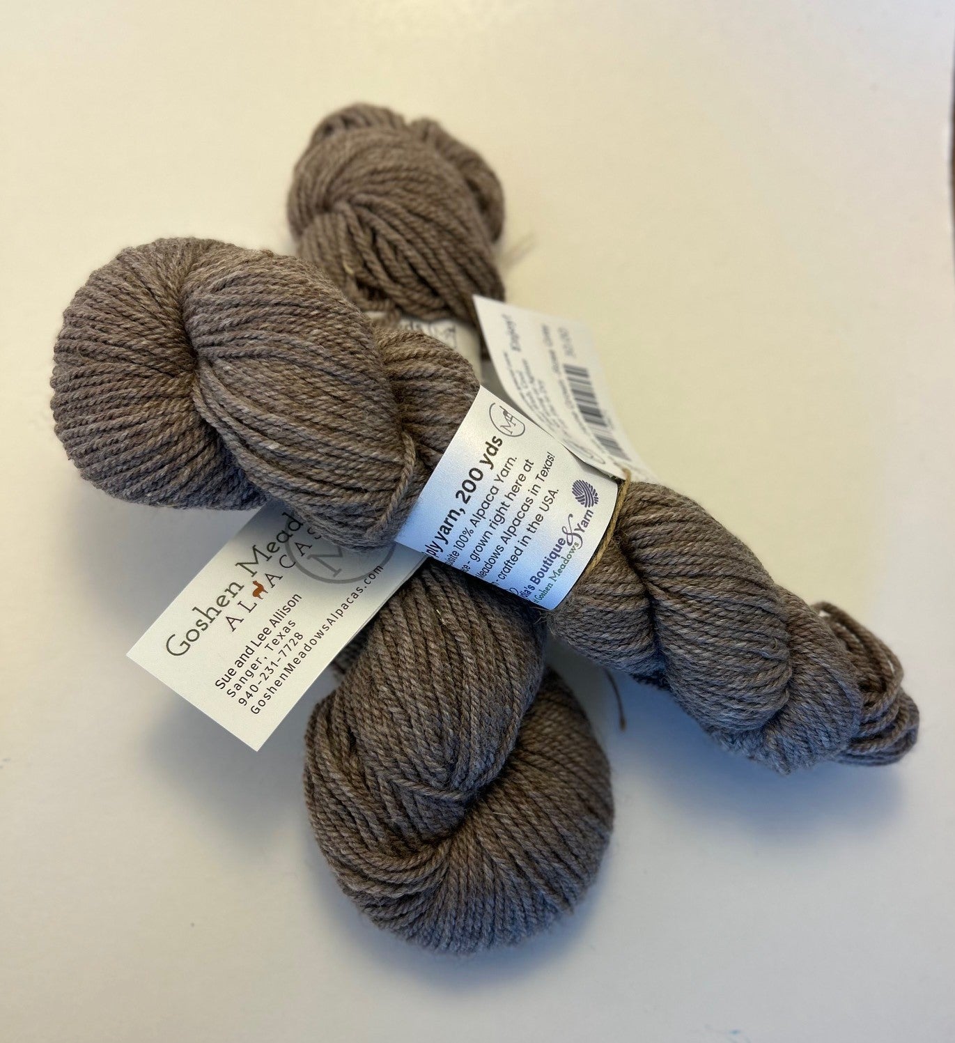 Alpaca Yarn -Home Grown