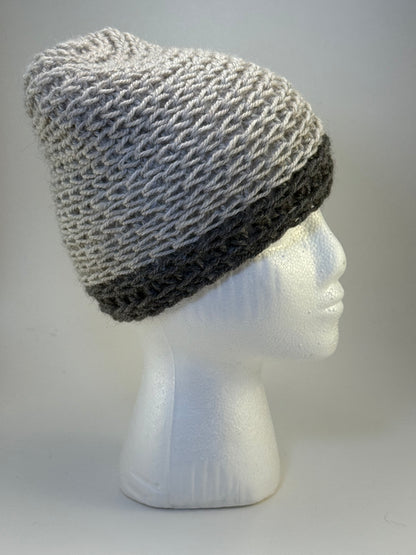 Adult Lightweight Handmade Crocheted Alpaca Hat