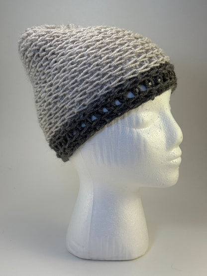 Child Lightweight Handmade Crocheted Alpaca Hat