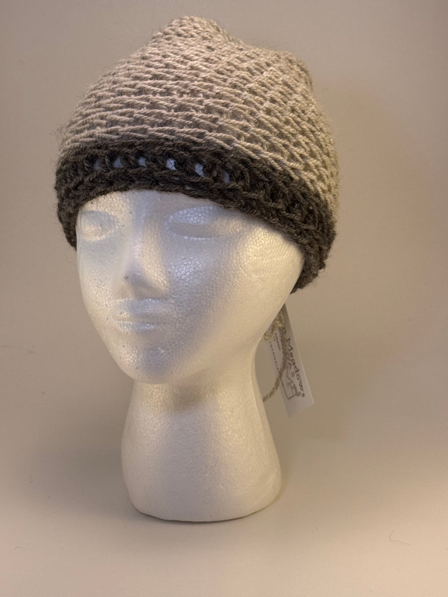Child Lightweight Handmade Crocheted Alpaca Hat