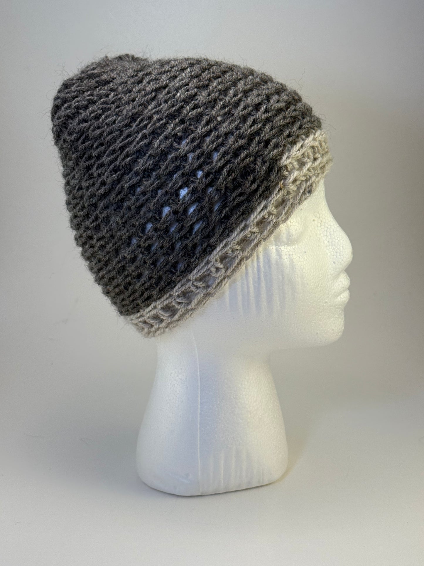 Child Lightweight Handmade Crocheted Alpaca Hat