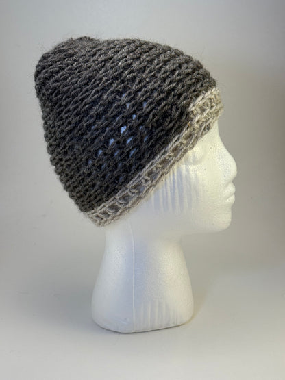 Child Lightweight Handmade Crocheted Alpaca Hat