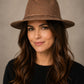 Felted Alpaca Brim Hat