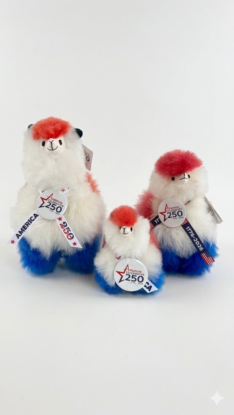 AmeriPaca Plush - Red, White & Blue - In Three Sizes
