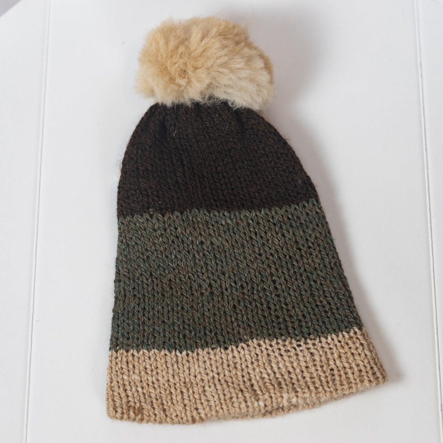 Hat Ski-Knitted-Handmade