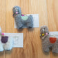 Needle-Felted Alpaca Fiber Pin