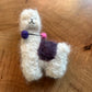 Needle-Felted Alpaca Fiber Pin