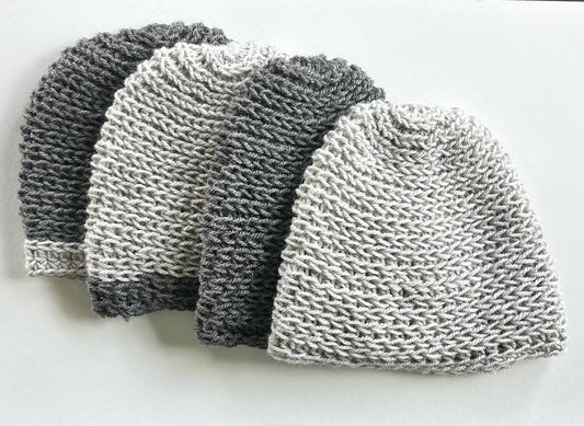 Adult Lightweight Handmade Crocheted Alpaca Hat
