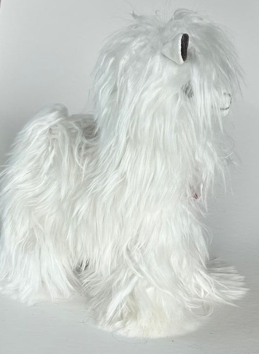 Suri Alpaca - Small Plush - White
